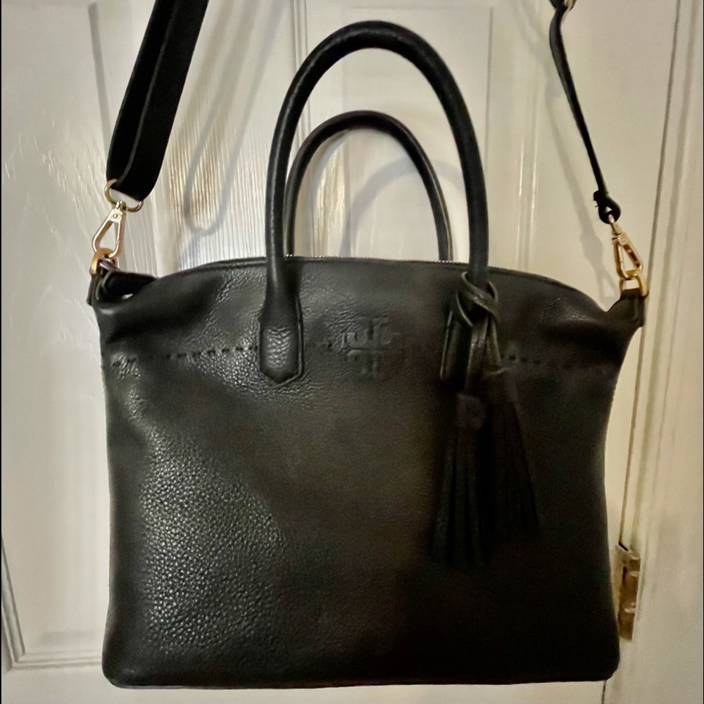 Authentic Tory Burch Thea Slouchy Leather Satchel